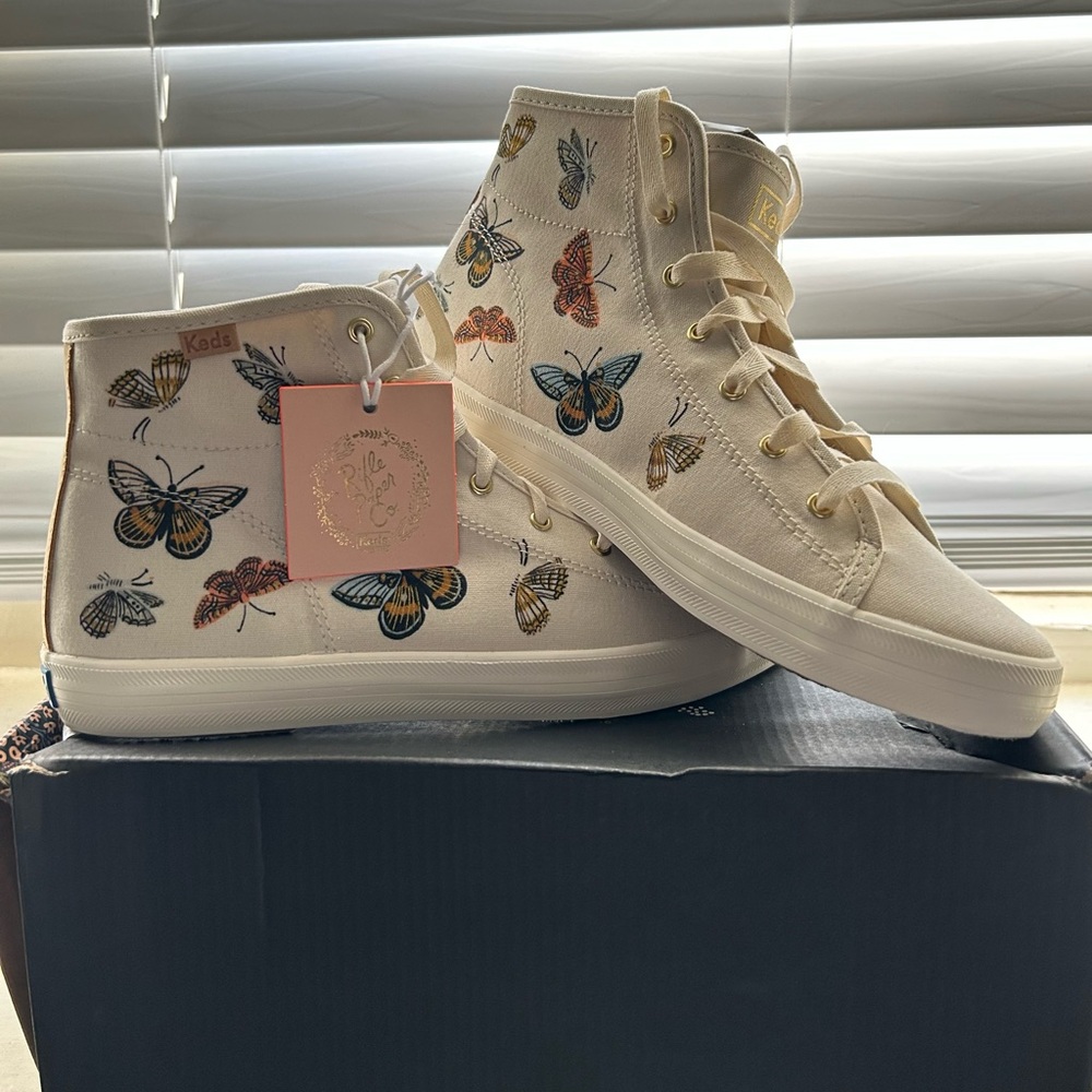 New Rifle Paper Company Keds Butterfly Sneakers